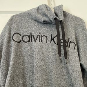 • Calvin Klein long sleeve cowl neck hoodie •